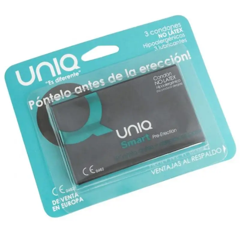 UNIQ CONDON SMART PRE-ERECTION NO LATEX X3