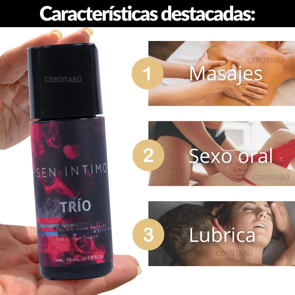 LUBRICANTE SEN INTIMO TRIO 30ML