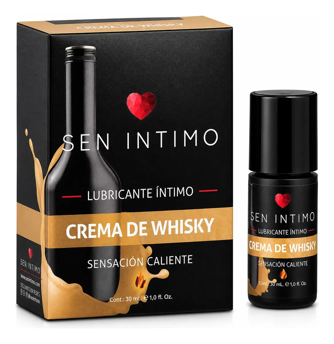 LUBRICANTE SEN INTIMO CREMA DE WHISKY SENSACION CA